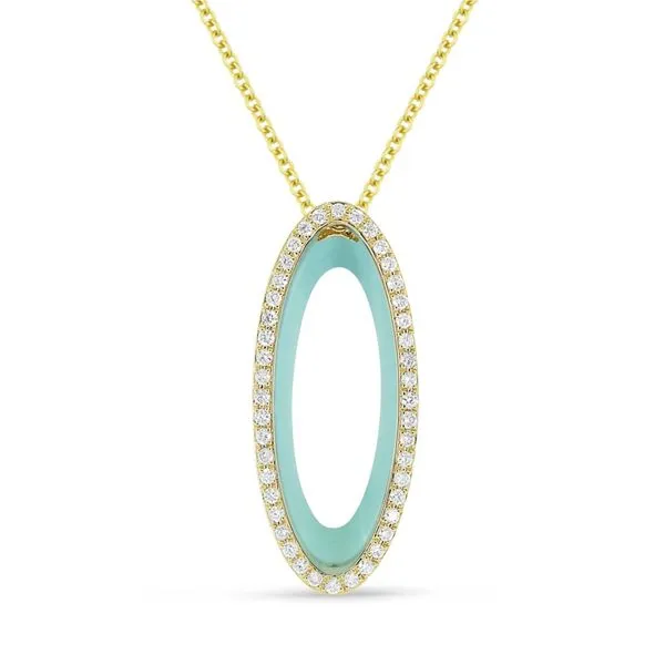Color Pendant On a Chain Image 2 Mollys Jewelers Brooklyn, NY