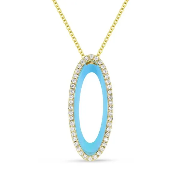 Color Pendant On a Chain Mollys Jewelers Brooklyn, NY
