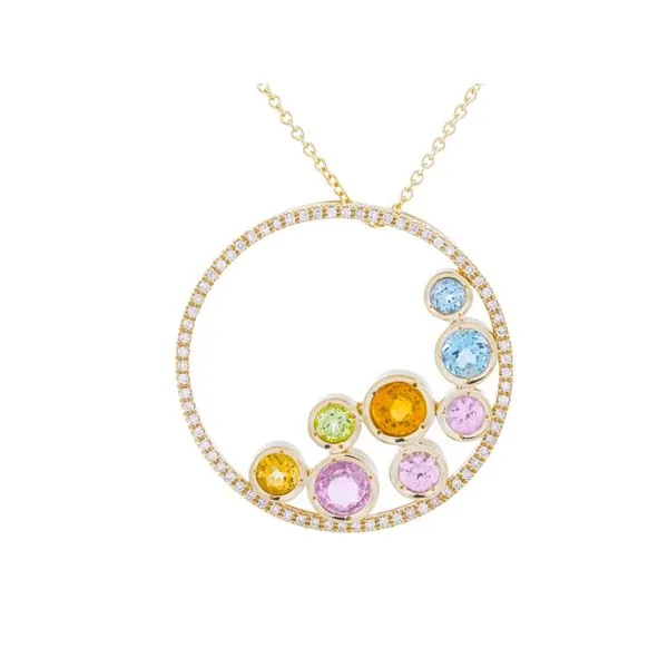 Color Pendant On a Chain Mollys Jewelers Brooklyn, NY