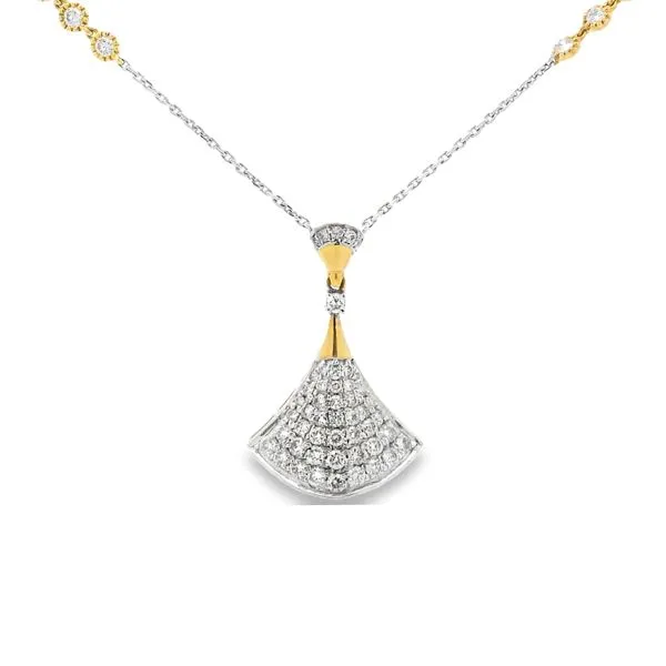 Diamond Pendant Image 2 Mollys Jewelers Brooklyn, NY