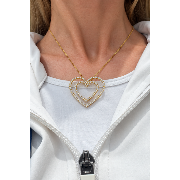 Diamond Pendant Image 2 Mollys Jewelers Brooklyn, NY