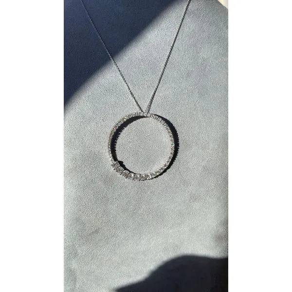 Diamond Pendant Image 3 Mollys Jewelers Brooklyn, NY