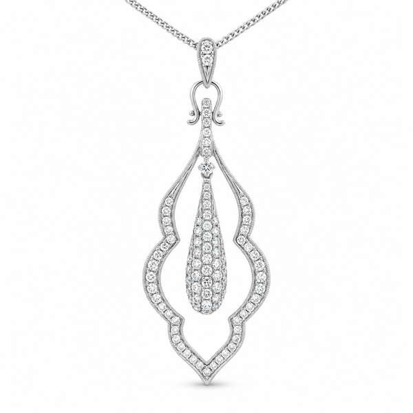 Diamond Pendant Mollys Jewelers Brooklyn, NY