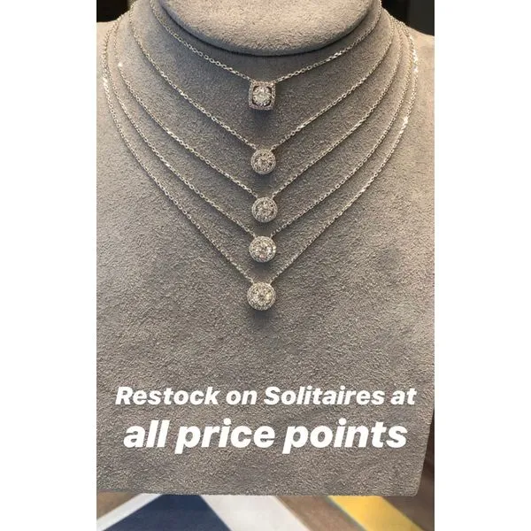 Diamond Pendant Image 3 Mollys Jewelers Brooklyn, NY