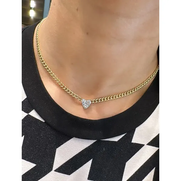 Diamond Pendant Image 2 Mollys Jewelers Brooklyn, NY