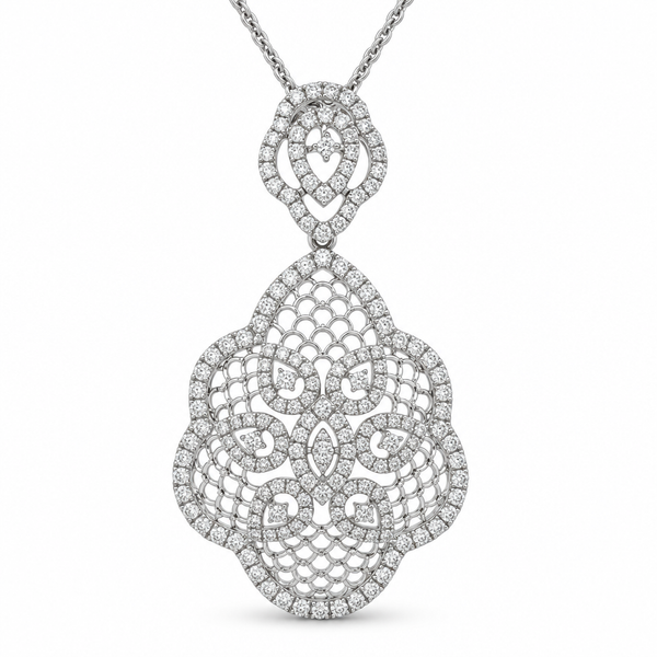 Diamond Pendant Mollys Jewelers Brooklyn, NY