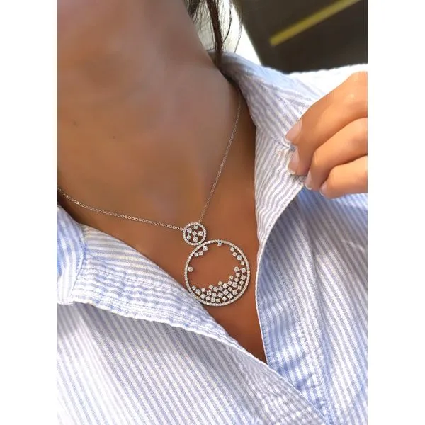 Diamond Pendant Image 2 Mollys Jewelers Brooklyn, NY