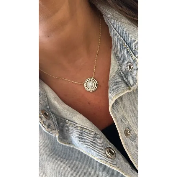 Diamond Pendant Image 2 Mollys Jewelers Brooklyn, NY