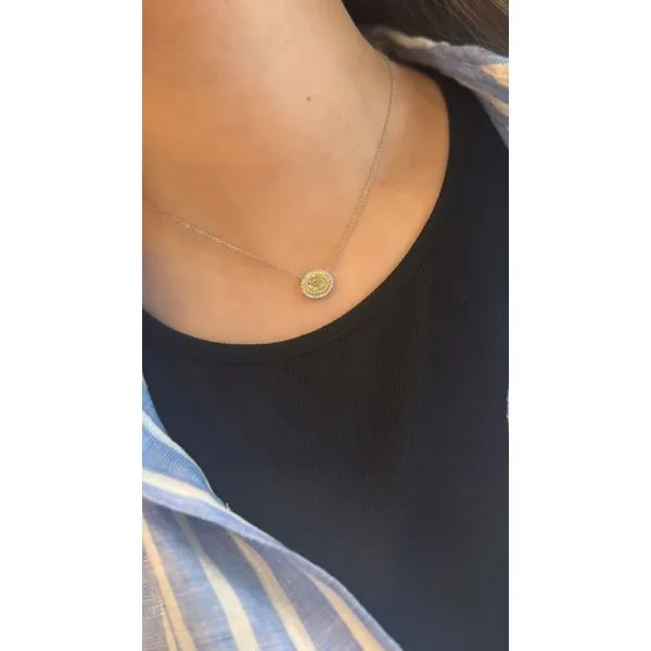 Diamond Pendant Image 2 Mollys Jewelers Brooklyn, NY