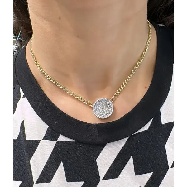 Diamond Pendant Image 2 Mollys Jewelers Brooklyn, NY