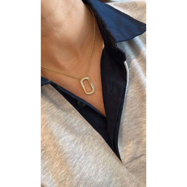 Diamond Pendant Image 2 Mollys Jewelers Brooklyn, NY