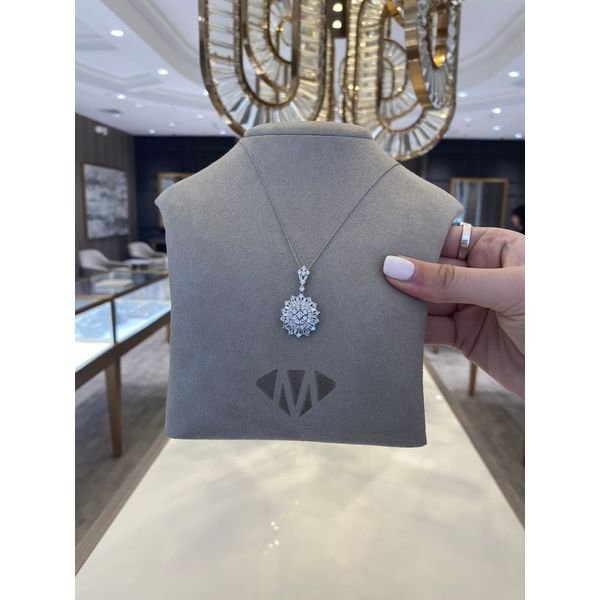Diamond Pendant Image 3 Mollys Jewelers Brooklyn, NY