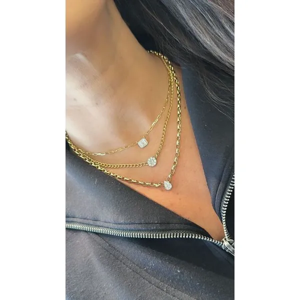 Diamond Pendant Image 3 Mollys Jewelers Brooklyn, NY