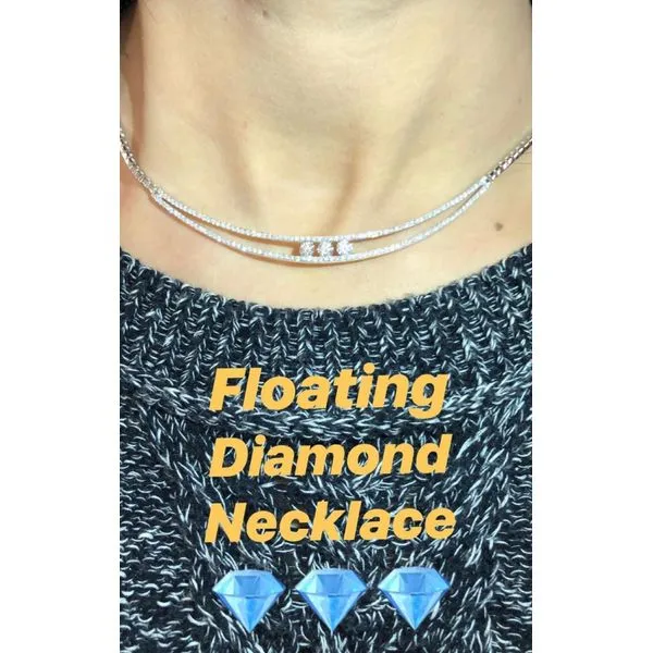 Diamond Necklace Image 2 Mollys Jewelers Brooklyn, NY