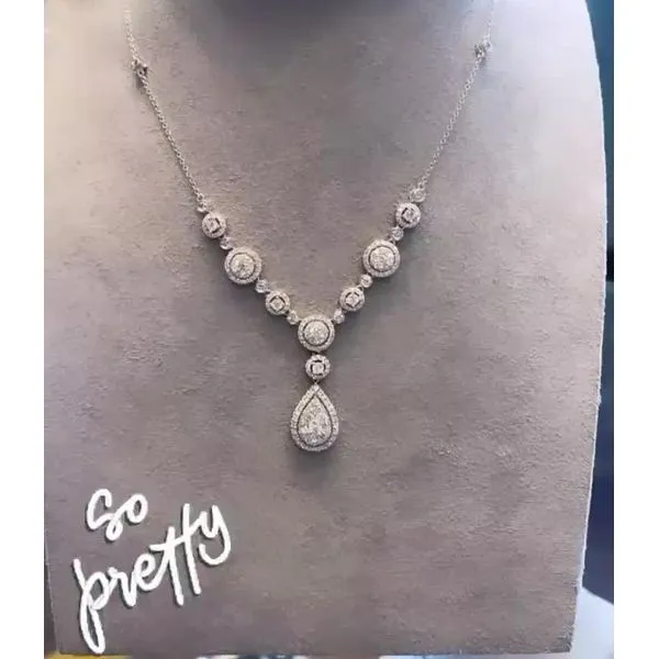 Diamond Necklace Image 2 Mollys Jewelers Brooklyn, NY