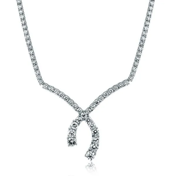 Diamond Necklace Image 2 Mollys Jewelers Brooklyn, NY