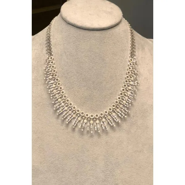 Diamond Necklace Image 3 Mollys Jewelers Brooklyn, NY