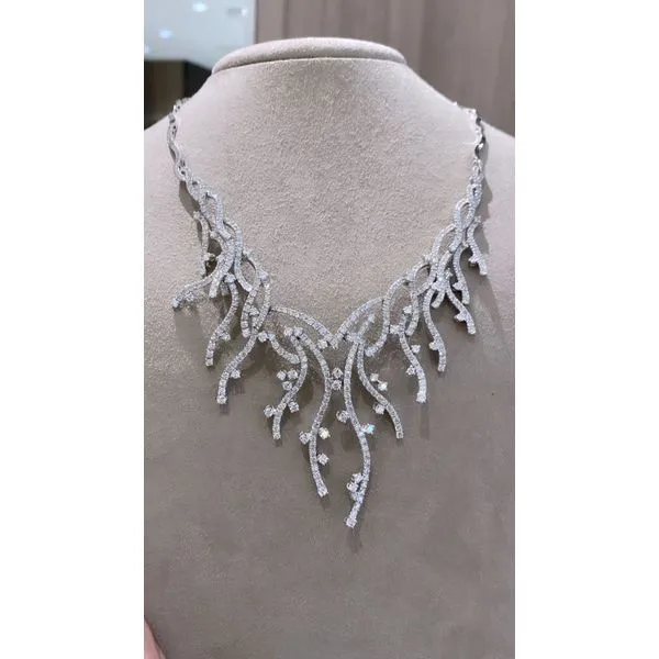 Diamond Necklace Image 2 Mollys Jewelers Brooklyn, NY