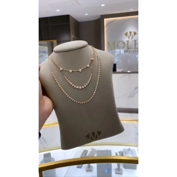 Diamond Necklace Image 2 Mollys Jewelers Brooklyn, NY