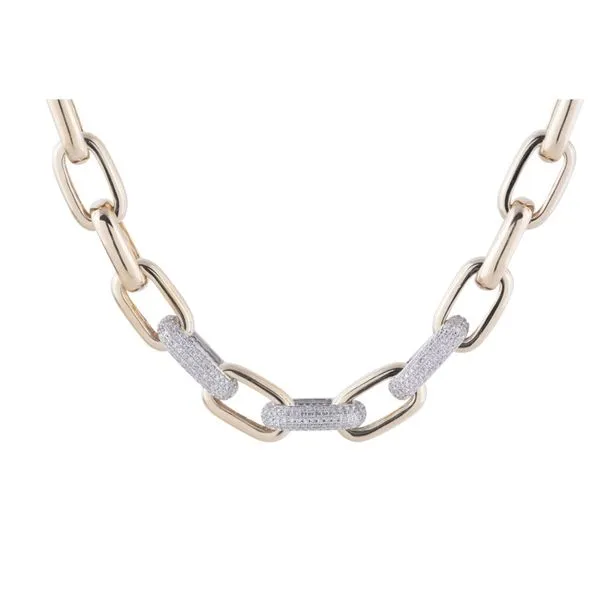 Diamond Necklace Image 2 Mollys Jewelers Brooklyn, NY