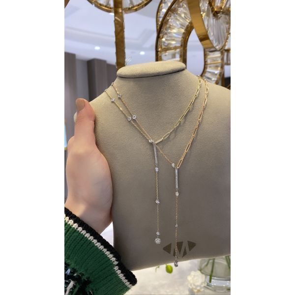 Diamond Necklace Image 2 Mollys Jewelers Brooklyn, NY