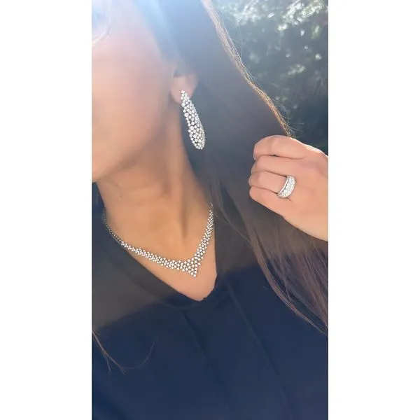 Diamond Necklace Image 5 Mollys Jewelers Brooklyn, NY