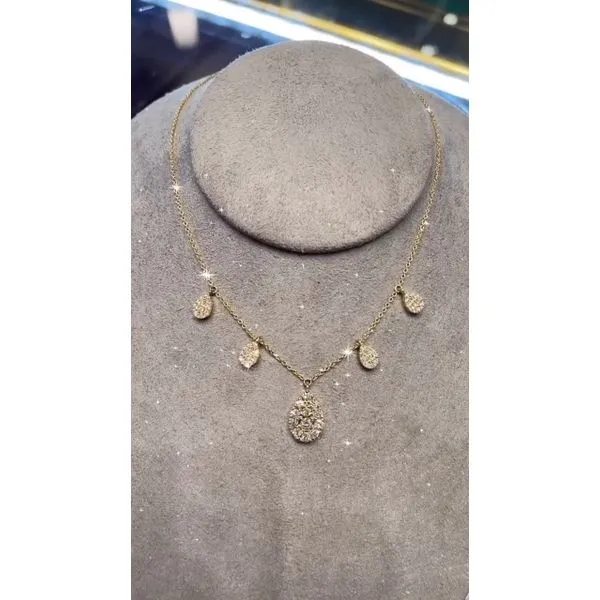 Diamond Necklace Image 3 Mollys Jewelers Brooklyn, NY