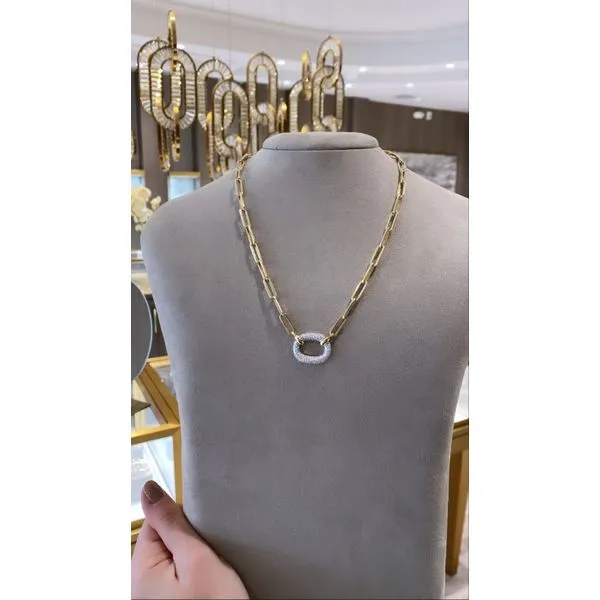 Diamond Necklace Image 4 Mollys Jewelers Brooklyn, NY