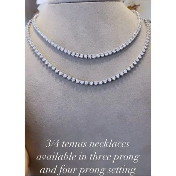 Diamond Necklace Image 2 Mollys Jewelers Brooklyn, NY