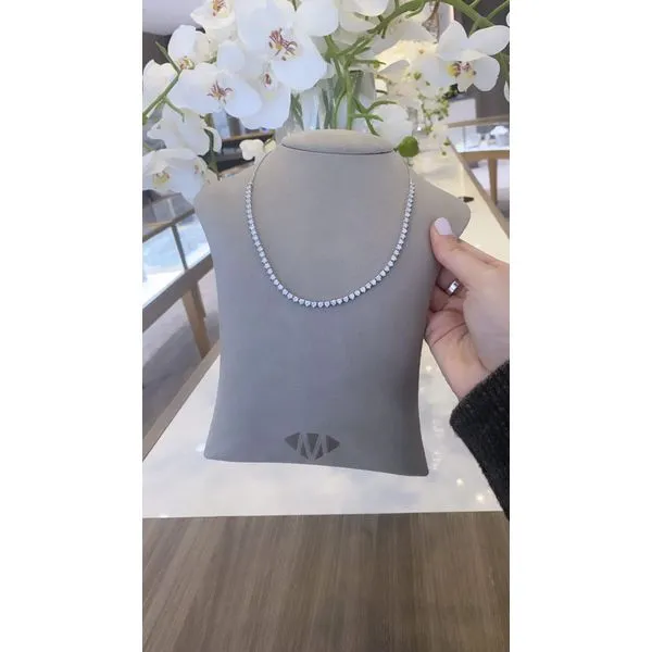 Diamond Necklace Image 3 Mollys Jewelers Brooklyn, NY