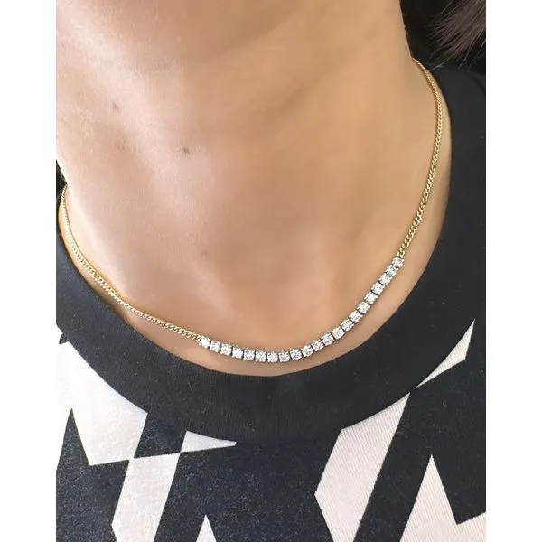 Diamond Necklace Mollys Jewelers Brooklyn, NY