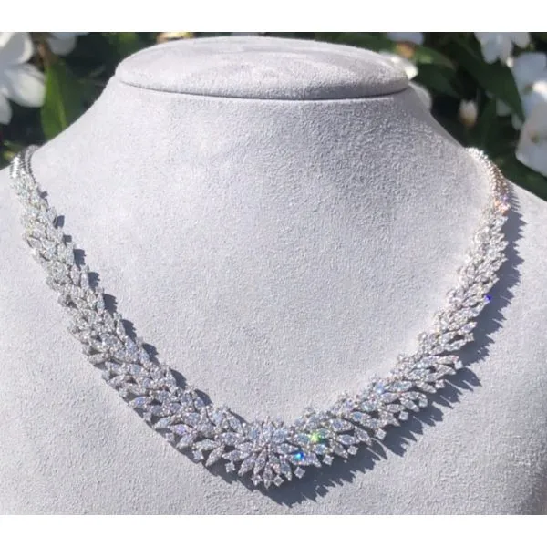 Diamond Necklace Image 3 Mollys Jewelers Brooklyn, NY