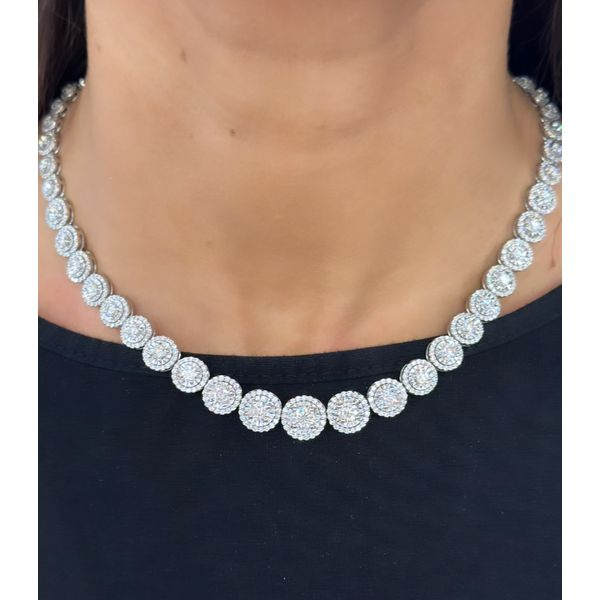 Diamond Necklace Image 3 Mollys Jewelers Brooklyn, NY