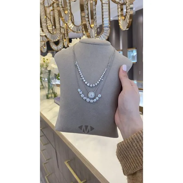 Diamond Necklace Image 3 Mollys Jewelers Brooklyn, NY