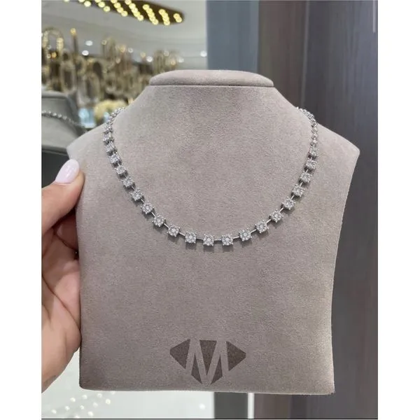 Diamond Necklace Image 2 Mollys Jewelers Brooklyn, NY
