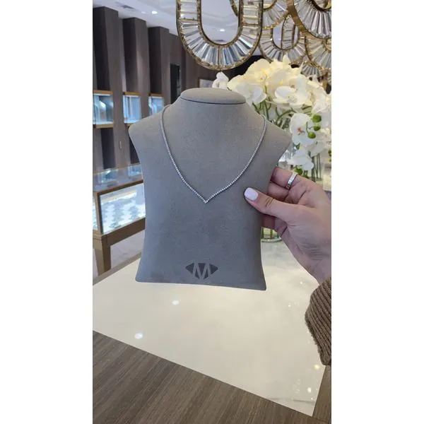 Diamond Necklace Image 3 Mollys Jewelers Brooklyn, NY