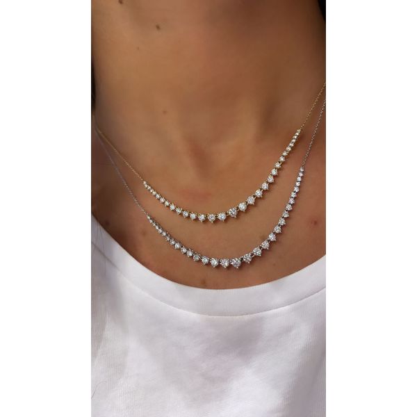 Diamond Necklace Image 2 Mollys Jewelers Brooklyn, NY