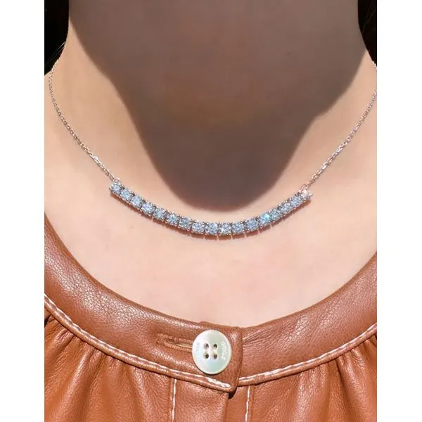 Diamond Necklace Image 2 Mollys Jewelers Brooklyn, NY