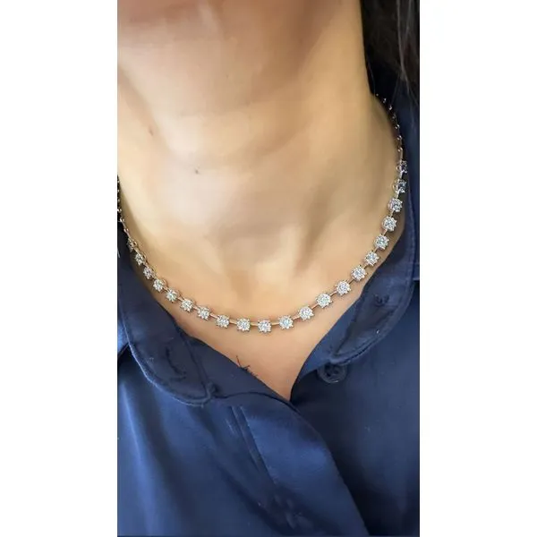 Diamond Necklace Image 2 Mollys Jewelers Brooklyn, NY