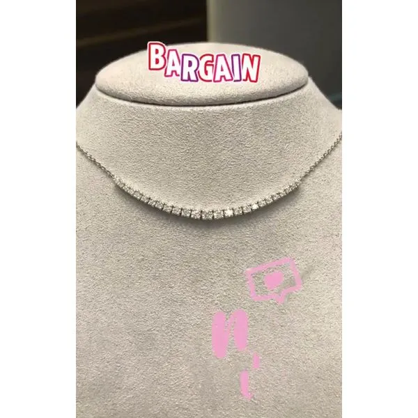 Diamond Necklace Image 2 Mollys Jewelers Brooklyn, NY