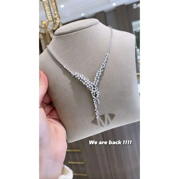 Diamond Necklace Image 2 Mollys Jewelers Brooklyn, NY