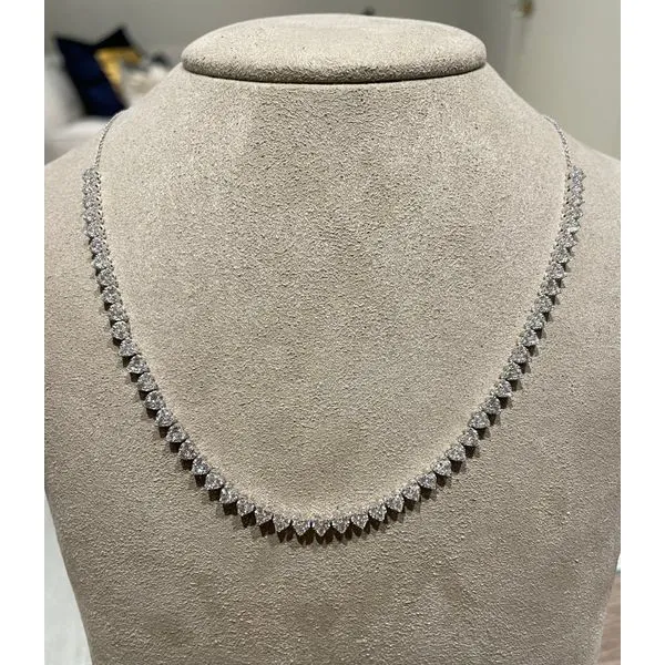 Diamond Necklace Image 2 Mollys Jewelers Brooklyn, NY