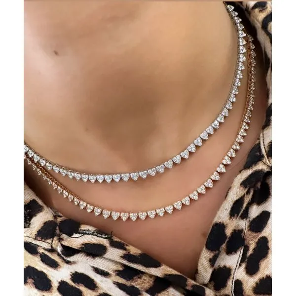 Diamond Necklace Image 3 Mollys Jewelers Brooklyn, NY