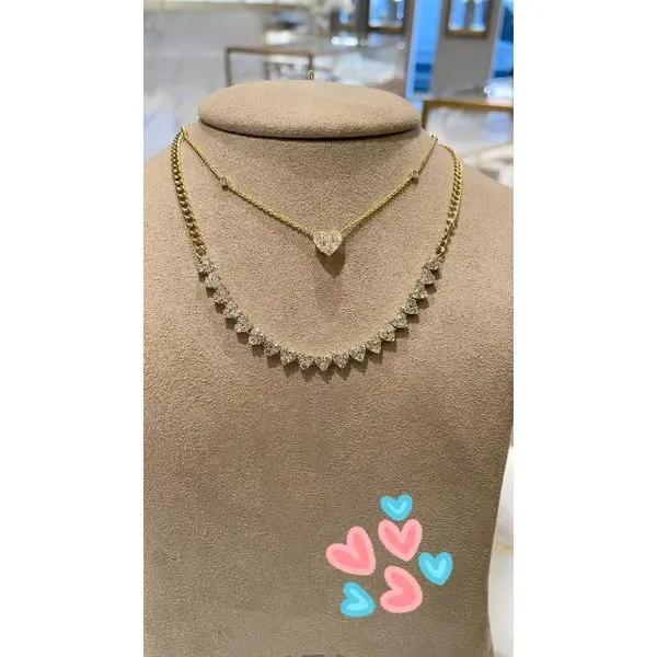 Diamond Necklace Image 4 Mollys Jewelers Brooklyn, NY