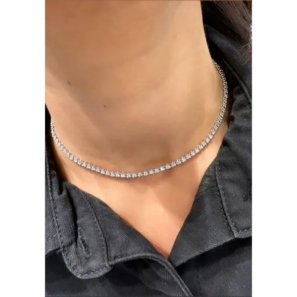 Diamond Necklace Image 2 Mollys Jewelers Brooklyn, NY