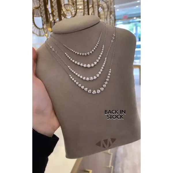 Diamond Necklace Image 3 Mollys Jewelers Brooklyn, NY