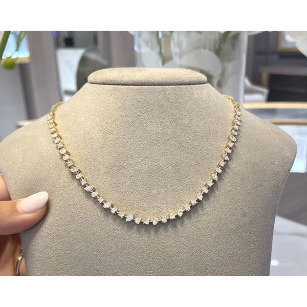 Diamond Necklace Image 2 Mollys Jewelers Brooklyn, NY