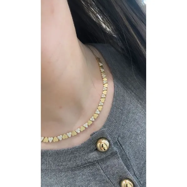 Diamond Necklace Image 2 Mollys Jewelers Brooklyn, NY