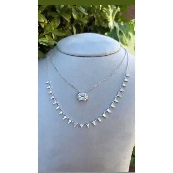 Diamond Necklace Image 2 Mollys Jewelers Brooklyn, NY