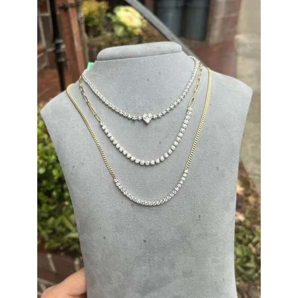 Diamond Necklace Image 2 Mollys Jewelers Brooklyn, NY